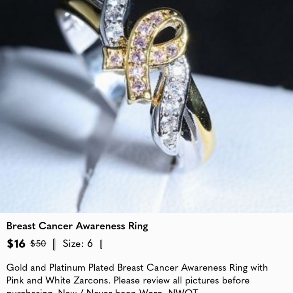 Beast Cancer Ring - Picture 3 of 6